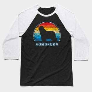 Komondor Vintage Design Dog Baseball T-Shirt